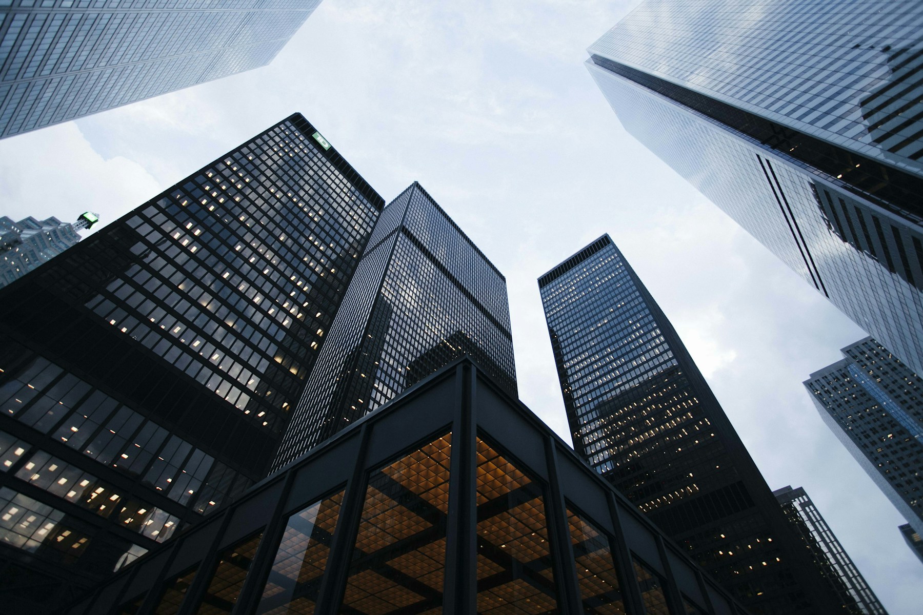 Architectural towers used to represent structured property advisory